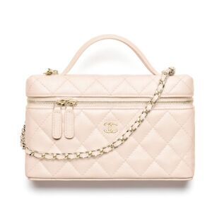 CHANEL SLIM VANITY BEIGE NEW AUTHENTIC